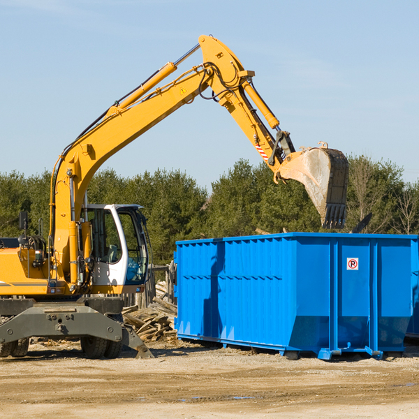 what size residential dumpster rentals are available in Bighorn Montana